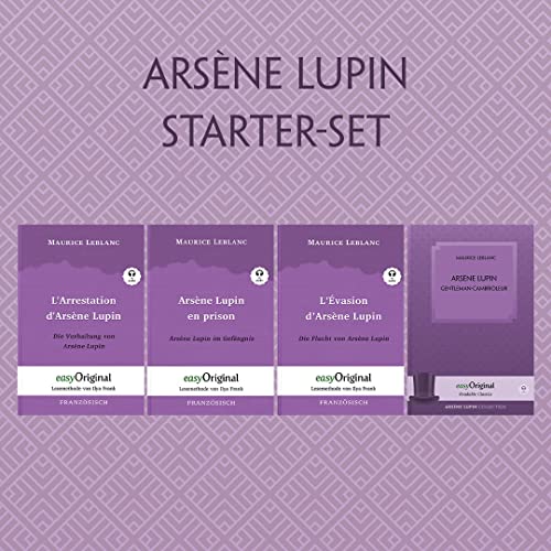 Arsène Lupin, gentleman-cambrioleur (mit 5 MP3 Audio-CDs) - Starter-Set: Lesemethode von Ilya Frank + Readable Classics (Arsène Lupin: Lesemethode von Ilya Frank) von easyOriginal